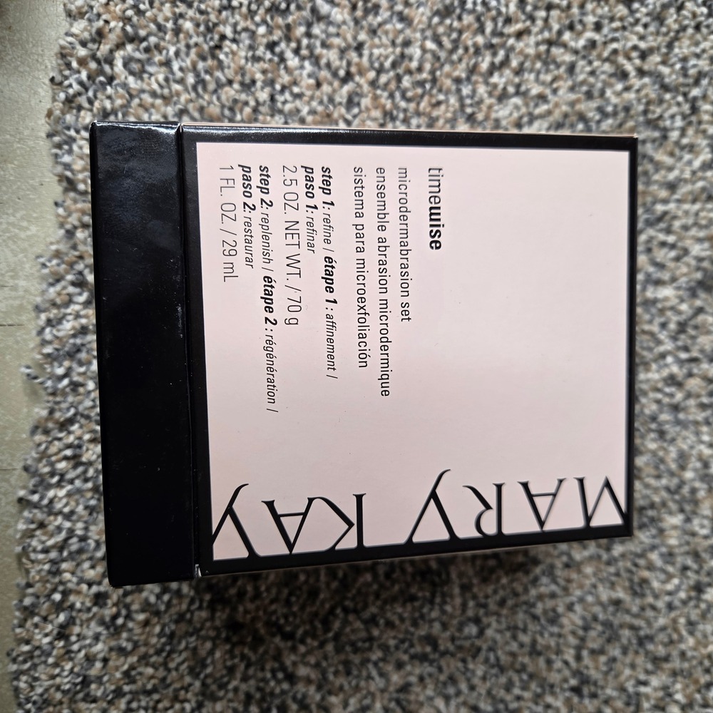 Mary Kay TimeWise Microdermabrasion Set Step 1 Refine Step 2 Replenish New Box